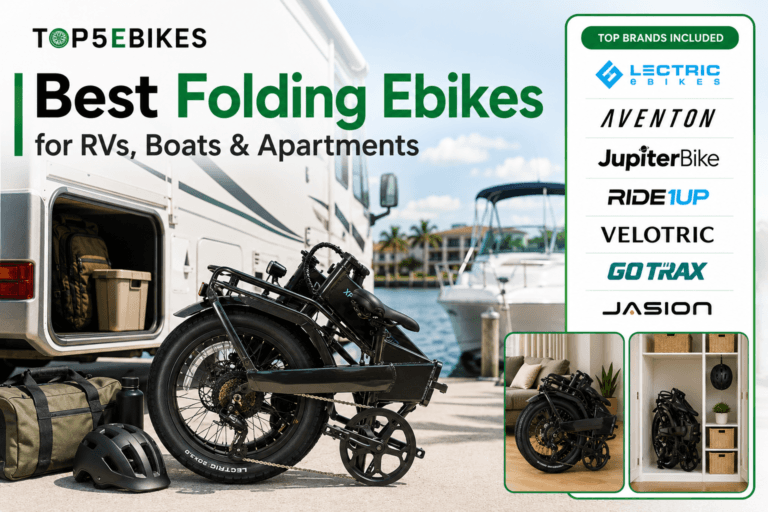 Best Folding Ebikes for RVs, Boats & Apartments
